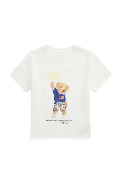 Tričko Polo Ralph Lauren bílá barva, 322979103002