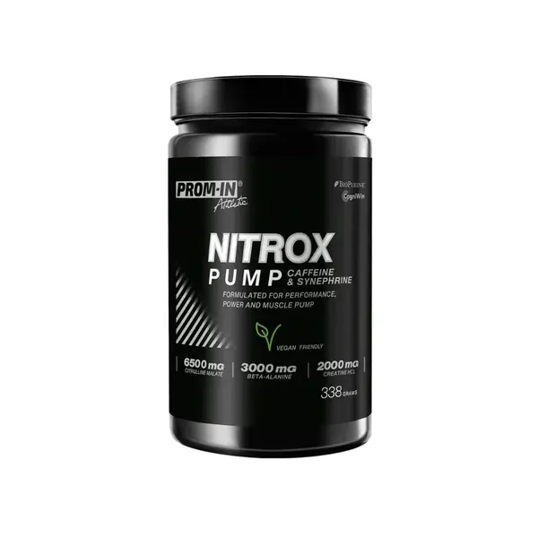 PROM-IN Nitrox Pump Caffeine & Synephrine 338 g malina/citron