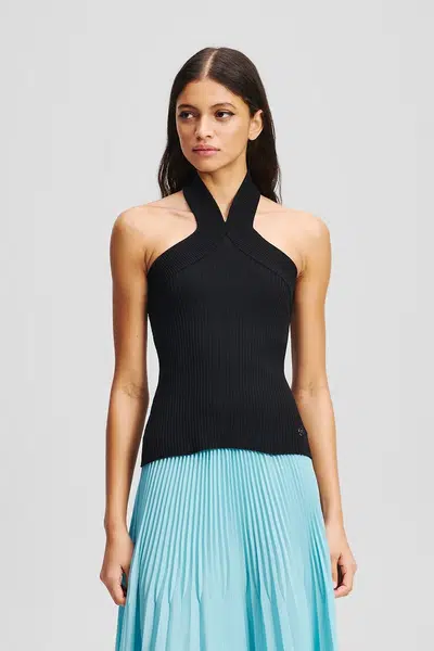 Top Karl Lagerfeld černá barva, A3W18028