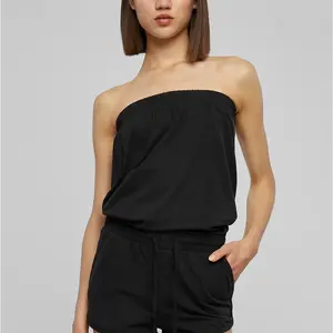 Women's warm jumpsuit in black