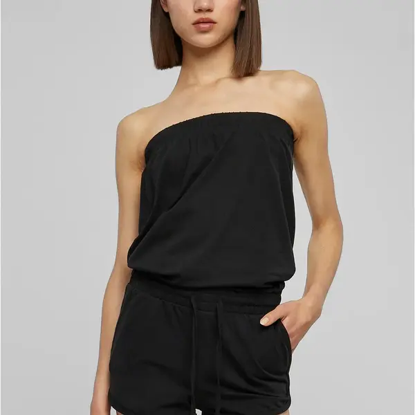 Women's warm jumpsuit in black