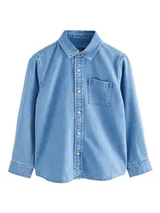 Next Košeľa  modrá denim