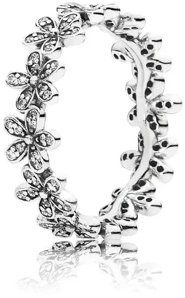 Pandora Třpytivý sedmikráskový prsten 190934CZ 50 mm
