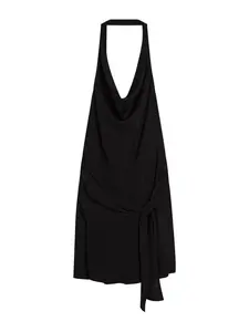 Bershka Letné šaty  čierna