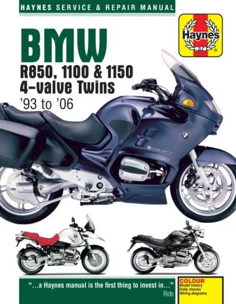 BMW R850, 1100 & 1150 4-valve Twins (93 - 06) Haynes Repair Manual - Haynes Publishing