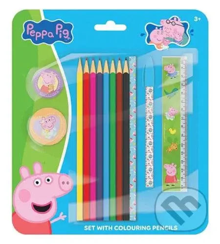 Set s pastelkami Prasátko Peppa