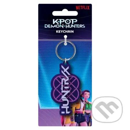 Kľúčenka gumová K-pop Demon Hunters, logo Huntrix
