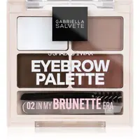 Gabriella Salvete Eyebrow Palette sada pro dokonalé obočí odstín 02 In My Brunette Era 5.2 g