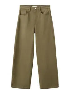 MANGO Džínsy 'CLEMENCE'  kaki