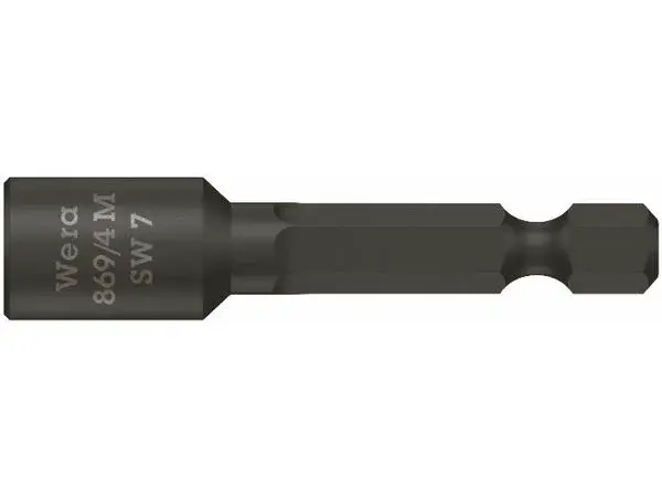 Wera 060422 Nástrčná hlavice 1/4" šestihran 7 x 50 mm typ 869/4 M