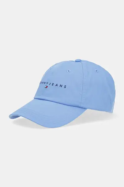 Bavlněná baseballová čepice Tommy Jeans 0