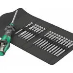 Wera 057483 Výměnné šroubovací čepele Kraftform Kompakt Turbo Imperial 1, palcové (Sada 19