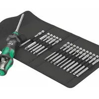 Wera 057483 Výměnné šroubovací čepele Kraftform Kompakt Turbo Imperial 1, palcové (Sada 19