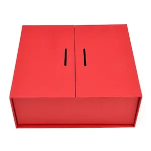 Cardboard Paper Double Door Gift Magnetic Cases