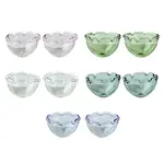 10Pcs 5 Colors Glass Bead Cone for Wind Chimes Making