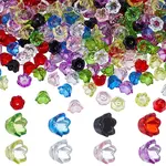 800Pcs 8 Colors Transparent Acrylic Beads