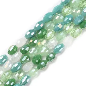 Electroplate Glass Beads Strands
