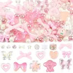 100Pcs 19 Styles Transparent & Opaque Acrylic Beads