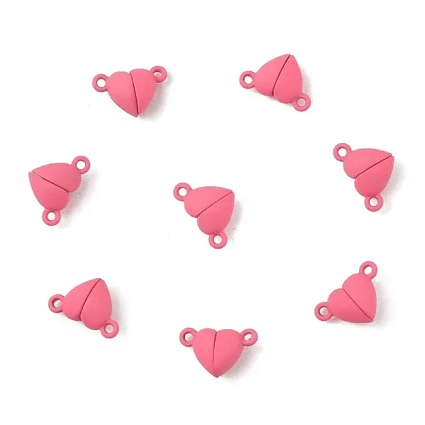 10 Sets Alloy Magnetic Clasps with Loops