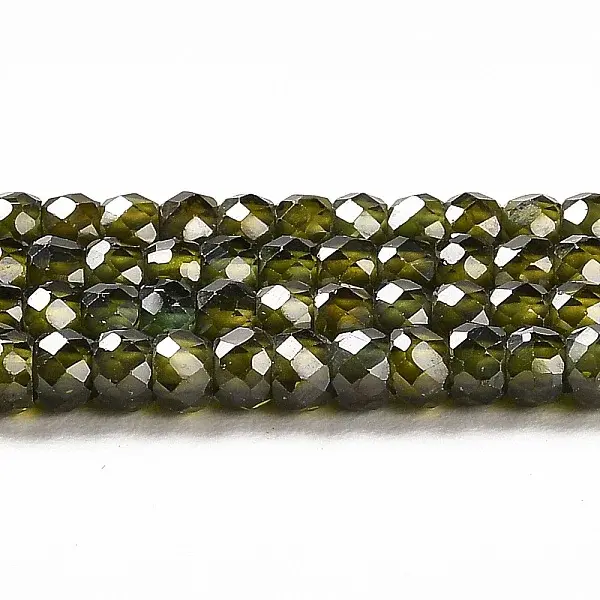 Cubic Zirconia Bead Strands