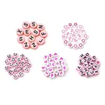 200Pcs  Opaque Acrylic Beads