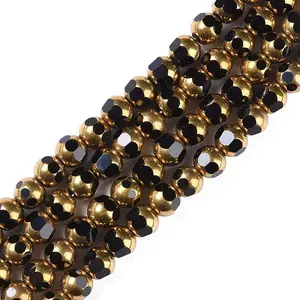 Electroplate Glass Beads Strands