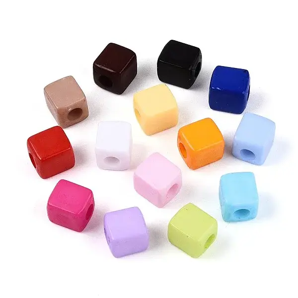 Opaque Acrylic Beads