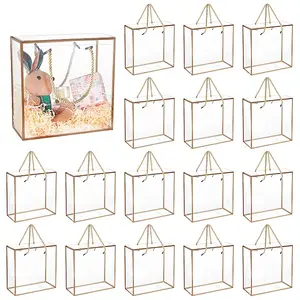 20Pcs Transparent PET Plastic Gift Boxes