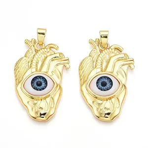 Brass Resin Pendants