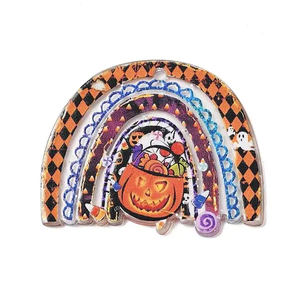 Halloween Printed Acrylic Pendants