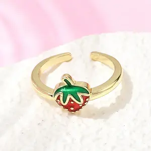 Brass Cuff Open Rings for Women