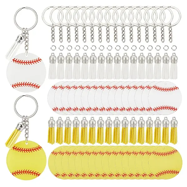 DIY Baseball Keychain Making Kit