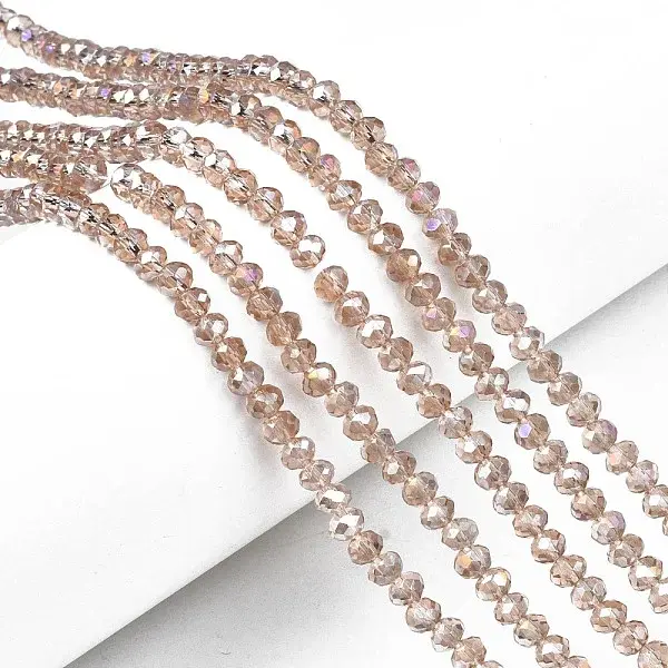 Electroplate Glass Beads Strands