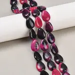 Two Tone Natural White Jade Beads Strands