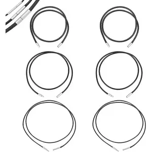 6Pcs 3 Style Korean Waxed Cord Necklace Making