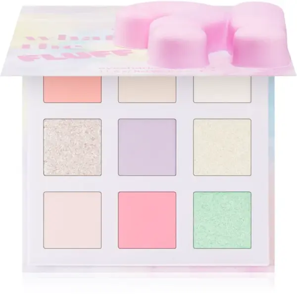 essence WHAT THE FLUFF?! paletka očních stínů odstín 01 Cotton Candy Skies 11.6 g