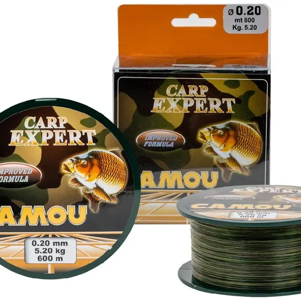 Carp expert vlasec camou - 1000 m 0,35 mm 14,2 kg