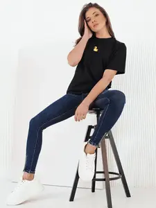 Dámske rúrové rifle CANOS Farba granátová DSTREET