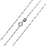 Soliter Elegantní řetízek z bílého zlata Lambáda 45 cm 271 115 00181 07