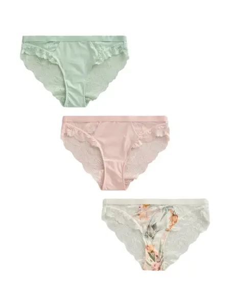 Next Nohavičky  pastelovo zelená / ružová / biela