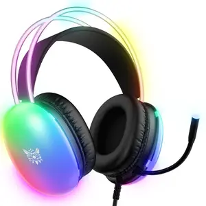 Onikuma X25 Herní sluchátka s mikrofonem, RGB, černá