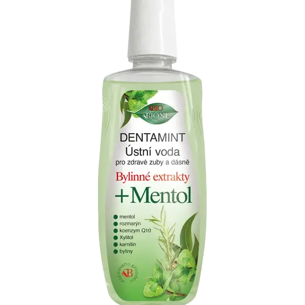 BIO BIONE Dentamint ústní voda Mentol 500 ml