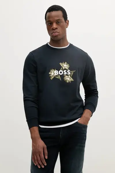 Bavlněná mikina BOSS