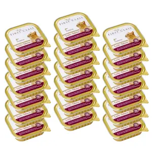 Akinu FIRST CLASS Losos paštika pro kočky 21 x 100 g