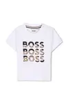 Bavlněné dětské tričko BOSS