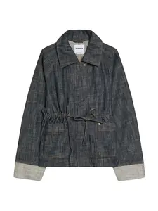 Bershka Prechodná bunda  modrá