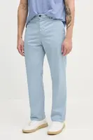 Kalhoty United Colors of Benetton pánské, modrá barva, jednoduché, 4UN4UF05H