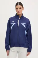 Bunda adidas Tiro tmavomodrá barva, přechodná, JG4143
