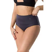 GOLDBEE SHAPEWEAR SWIMWEAR BOTTOMS Dámske sťahovacie plavecké nohavičky, tmavo sivá, veľkosť XXL