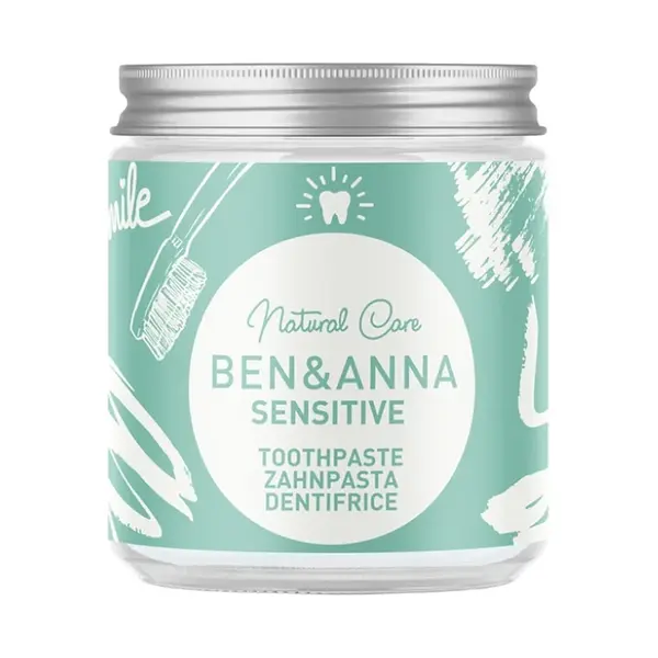 BEN & ANNA Zubní pasta pro citlivé zuby Sensitive 100 ml, poškozený obal